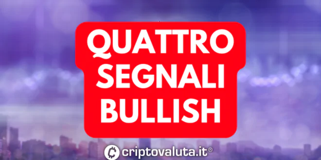QUATTRO SEGNALI BULLISH PER ETHEREUM