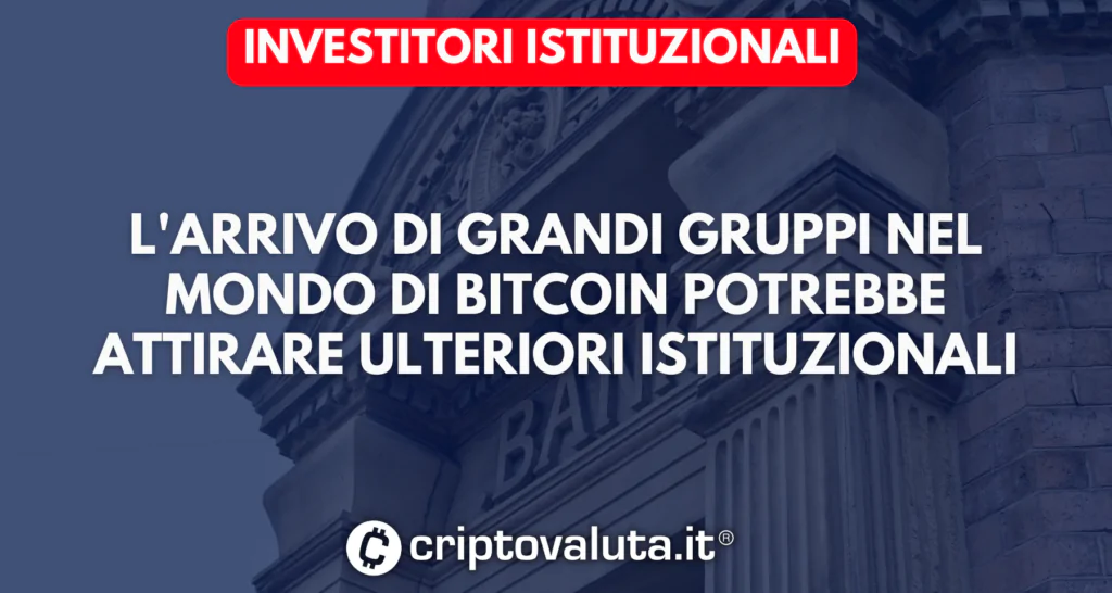 Arrivano investitori istituzionali su Bitcoin