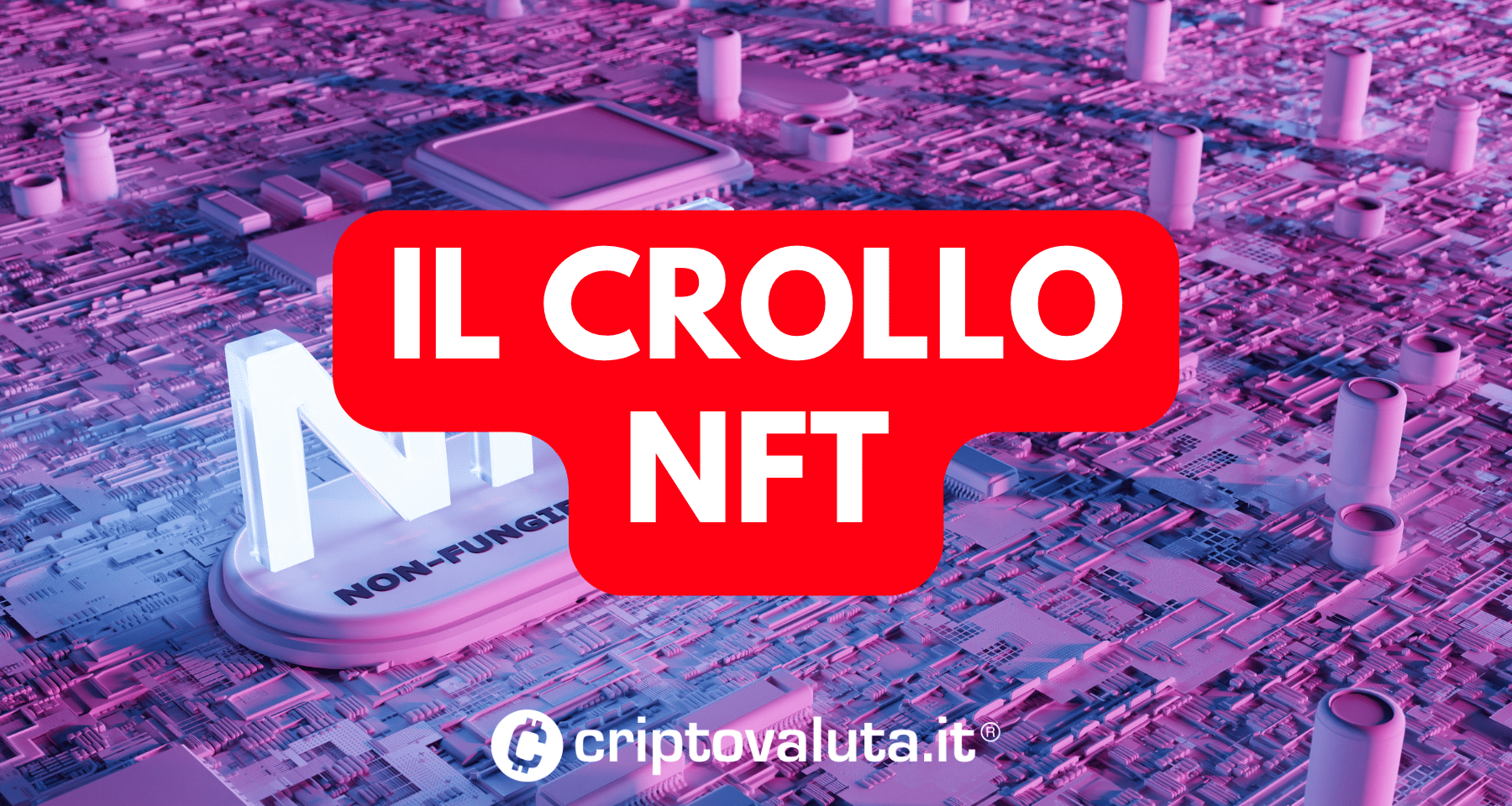Crash mercato NFT | A picco migliori collezioni. Che succede?