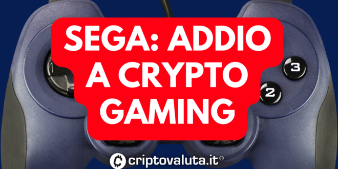 SEGA CRYPTO GAMING ADDIO