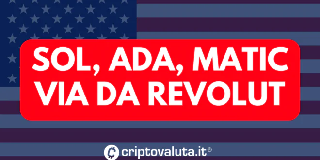 SOL ADA MATIC VIA DA REVOLUT