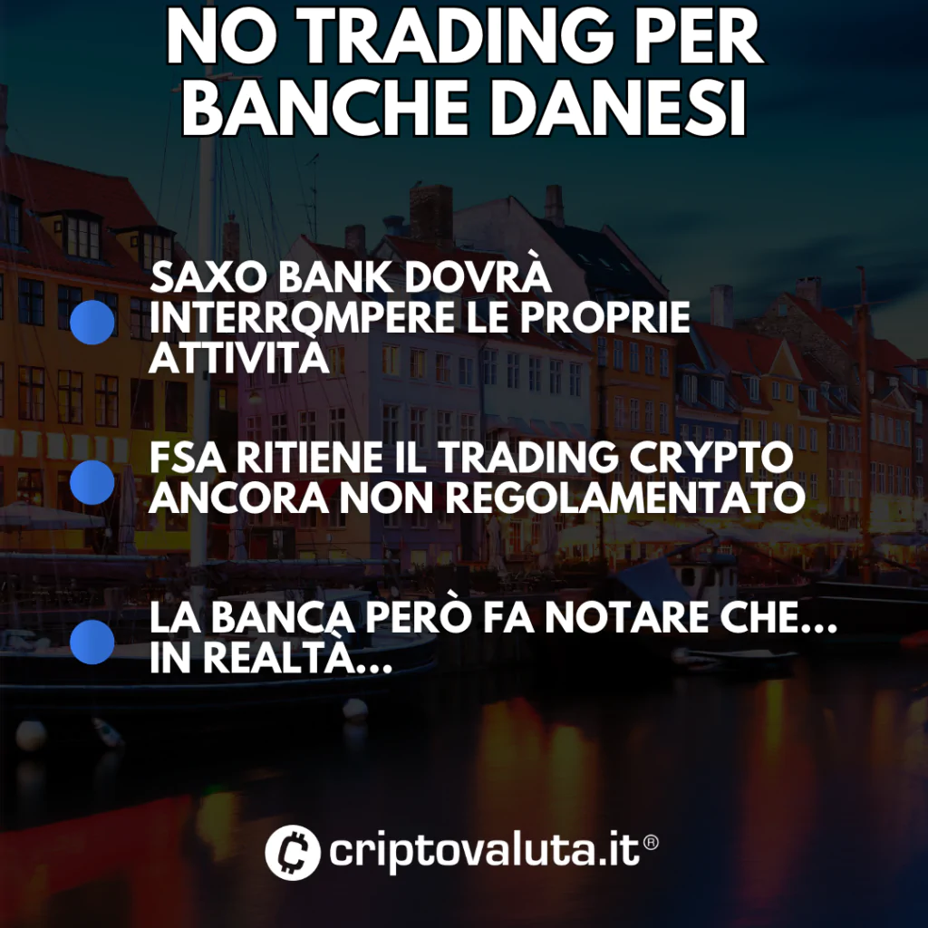 CRIPTOVALUTE STOP DANIMARCA