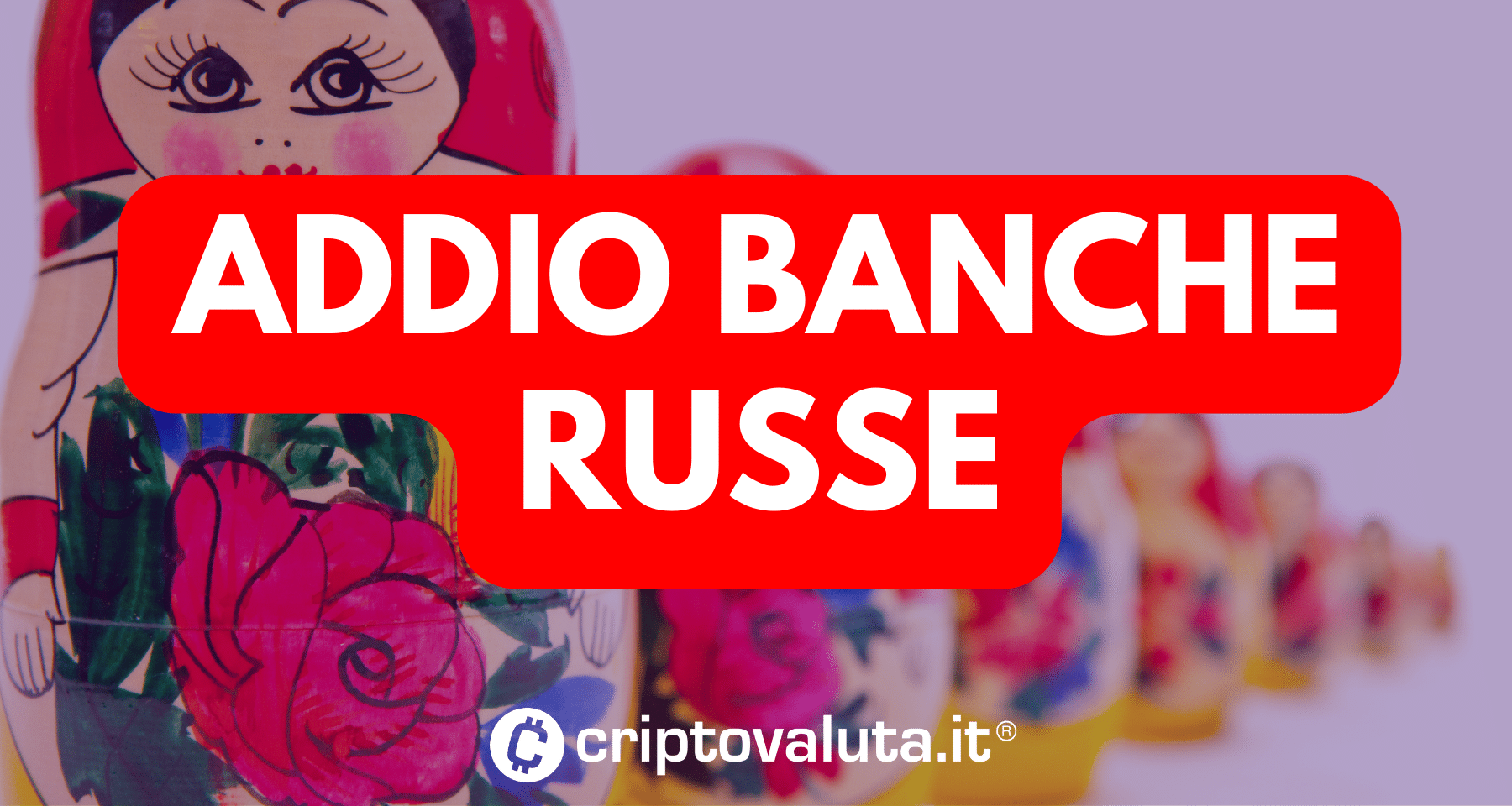 Exchange crypto: stop a banche russe | Operazione però...