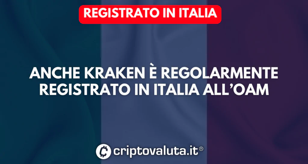 Kraken - registrato in Italia