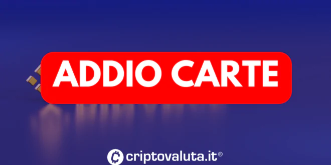 CARTE BINANCE ADDIO