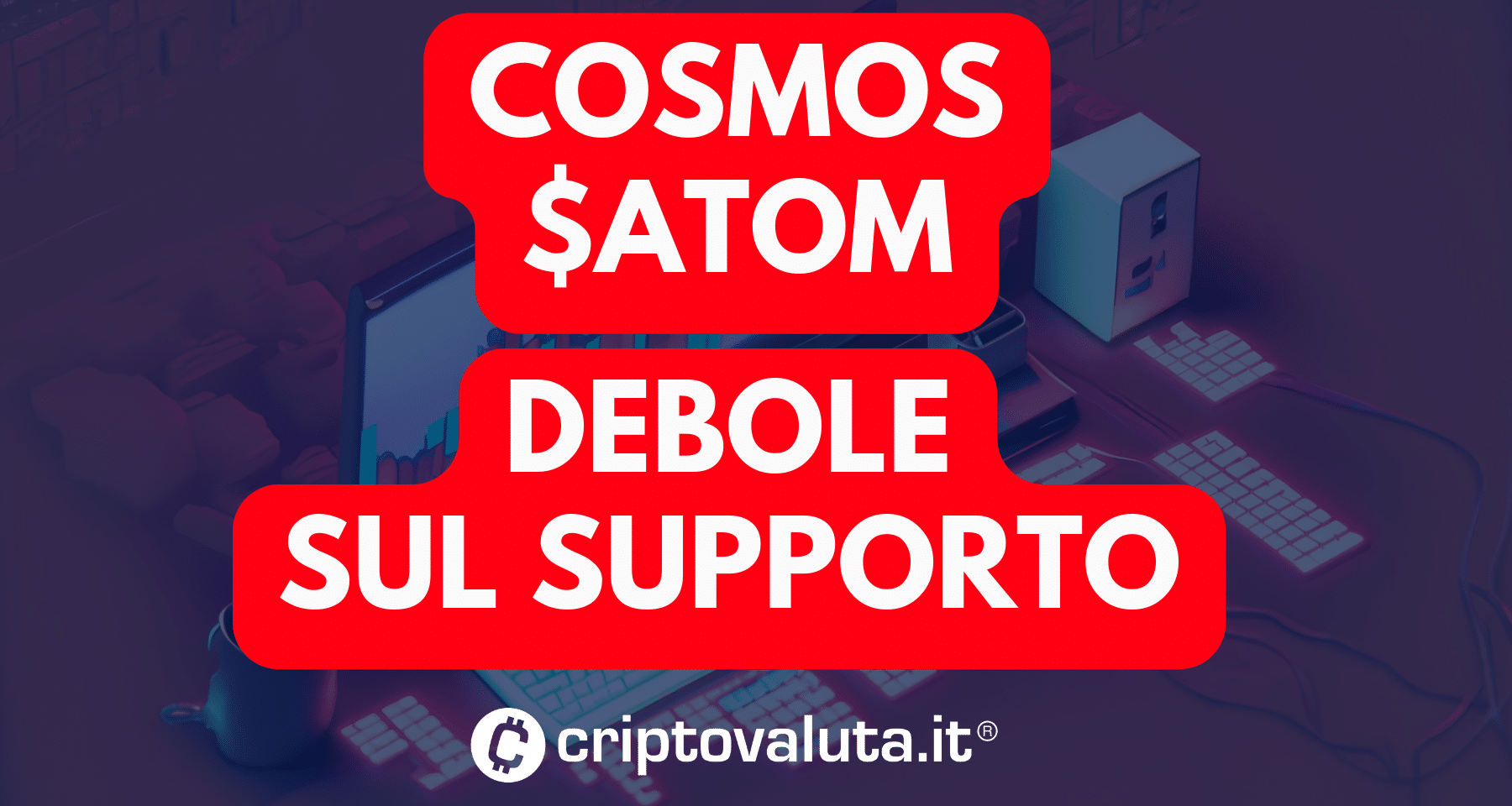 Analisi Cosmos: ATOM debole sul supporto a 8,65$ | Scende la social dominance