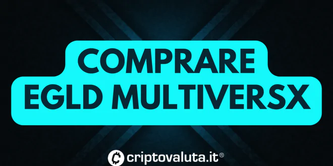 Comprare egld multiversX - guida completa di Criptovaluta.it