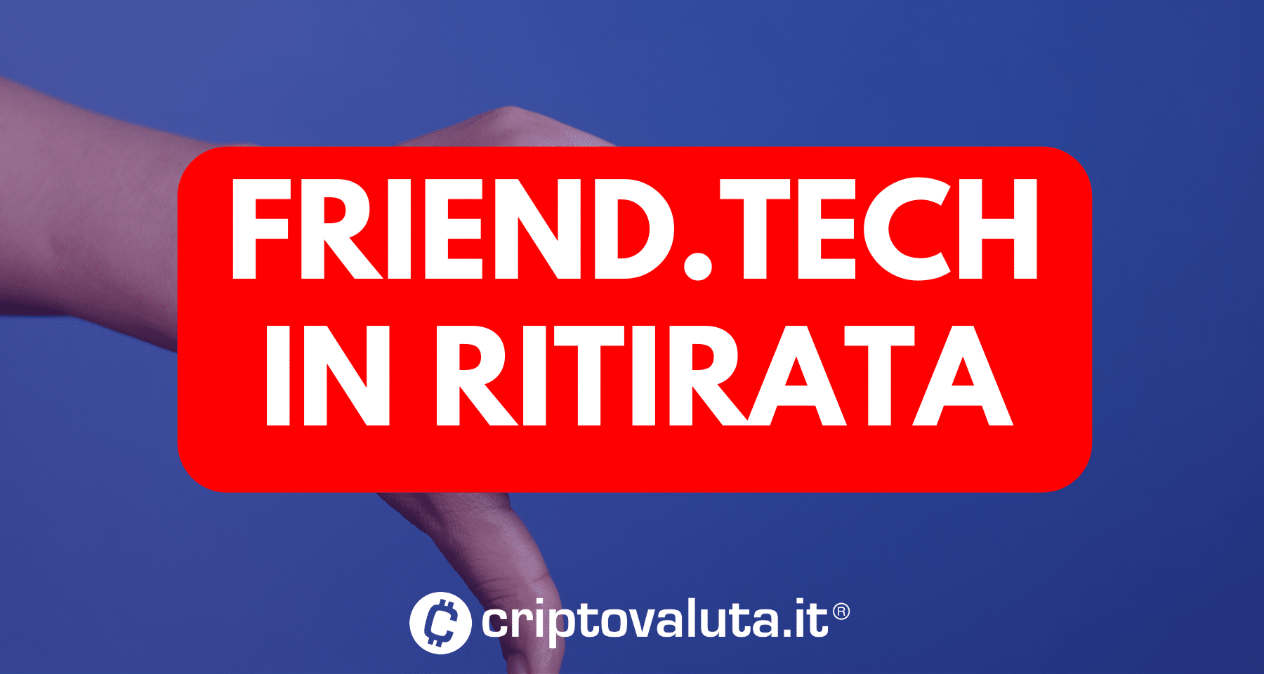 La crypto novità si affloscia | -95% nei volumi per Friend.tech