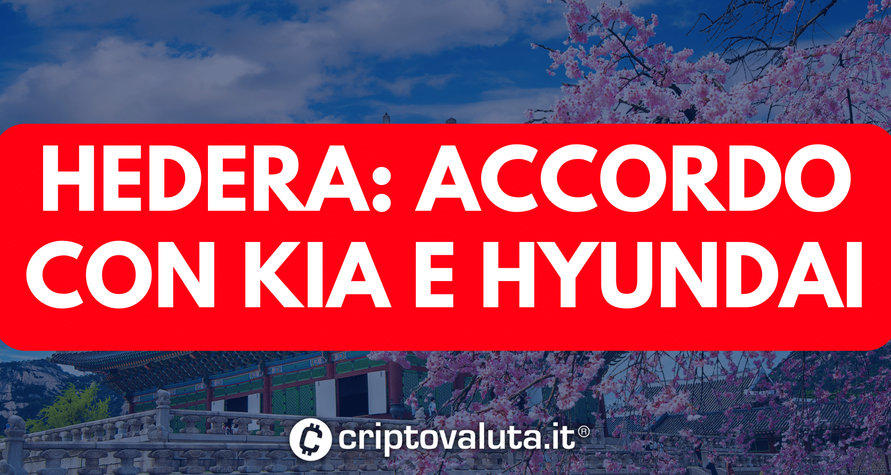 Crypto vola sul mercato | Accordo con Hyundai e KIA per...