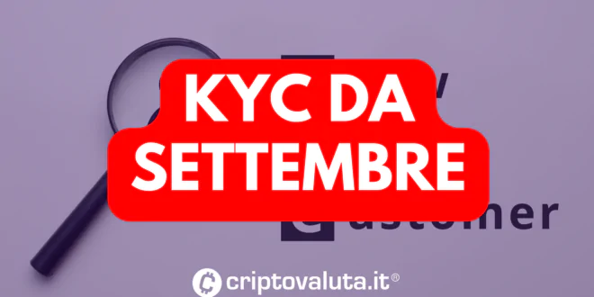 KYC SETTEMBRE BITGET