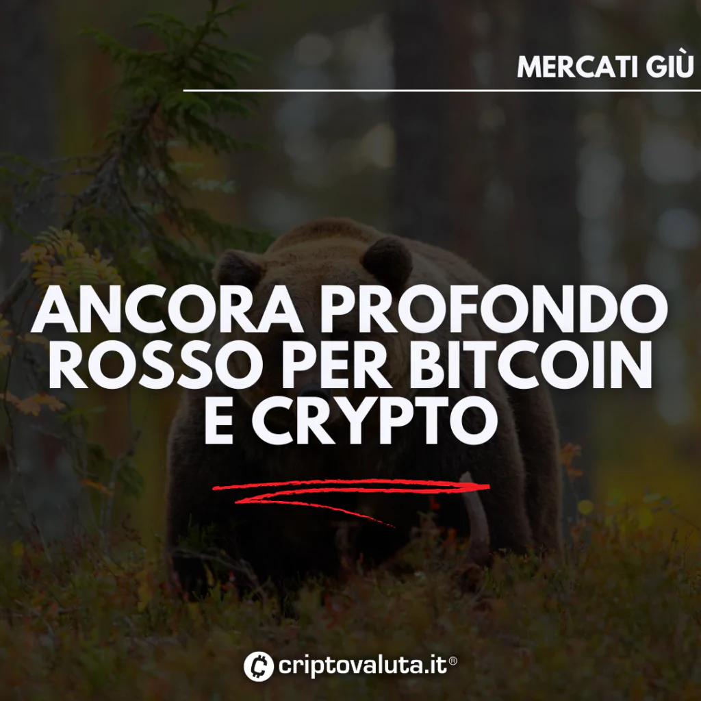 Mercati ancora in rosso