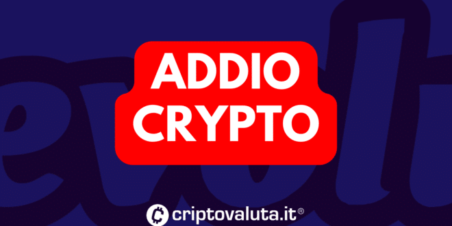 Addio crypto Revolut