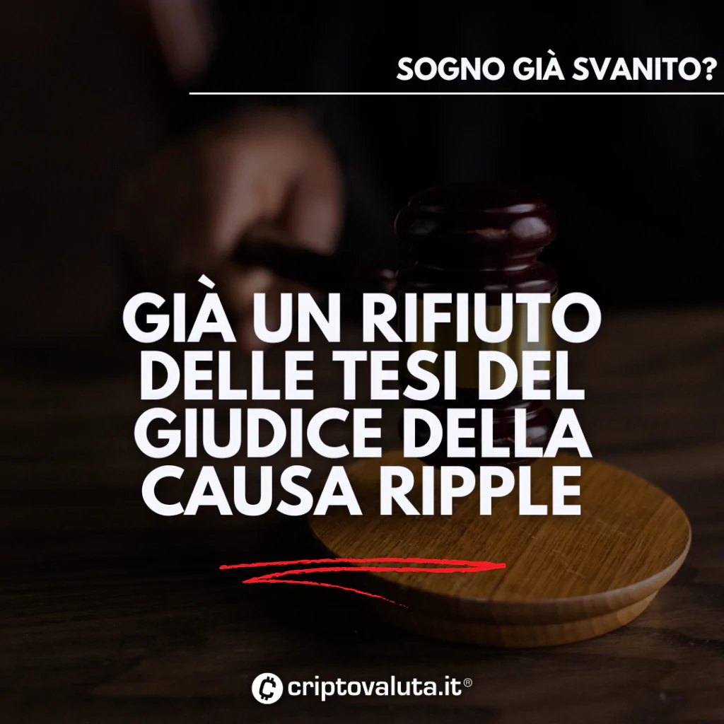 Situazione complicata XRP