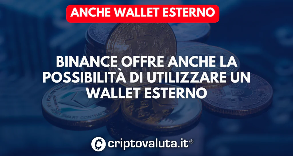 Wallet esterno di BInance