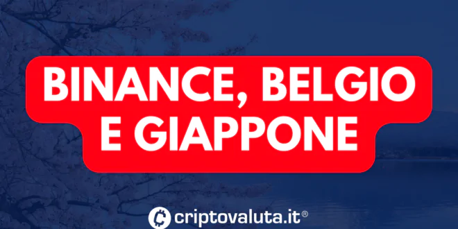 BINANCE GIAPPONE BELGIO