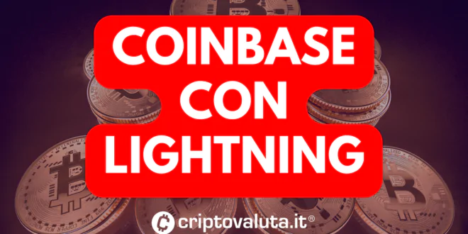 COINBASE ACCETTA LIGHTNING