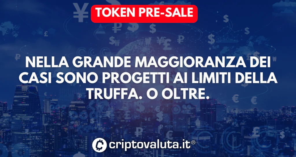 Occhio a token Pre Sale