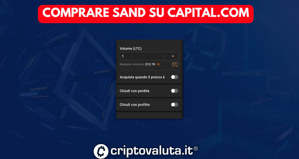 L'ordine su SAND tramite CPC