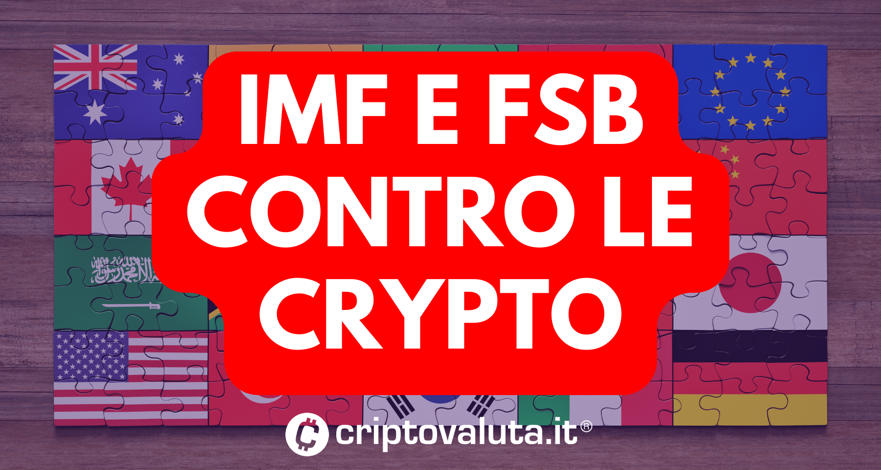 Pericolo crypto al G20 | Fondo Monetario e FSB lanciano allarme