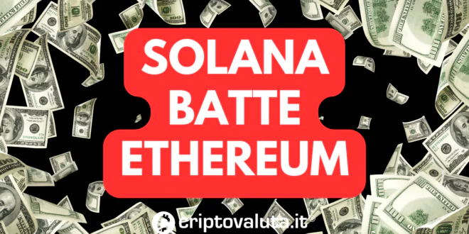Solana batte ethereum