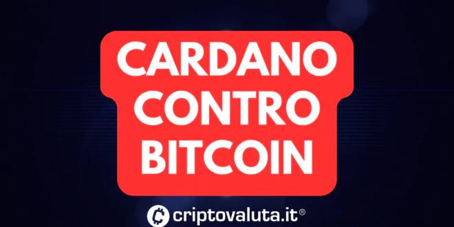 CARDANO CONTRO BITCOIN