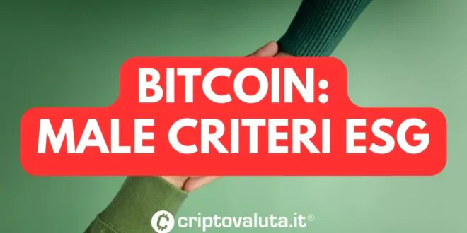 Bitcoin criteri ESG