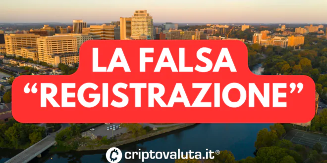 FALSA REGISTRAZIONE