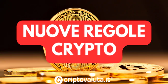 Nuove regole crypto