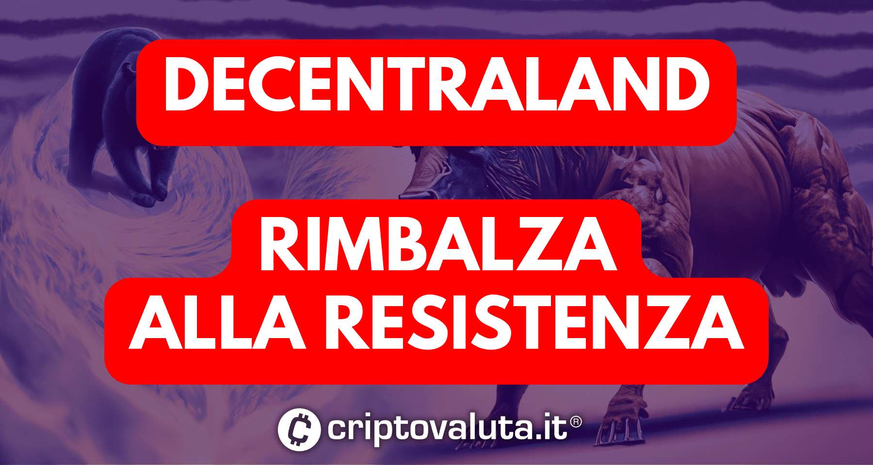 Decentraland: rialzo fermo sulla resistenza - Supporto area 0,38$ | Segnali on chain positivi