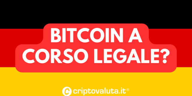 Bitcoin corso legale