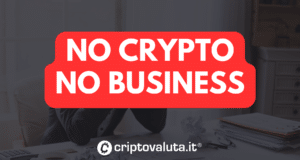 NO CRYPTO BUSINESS
