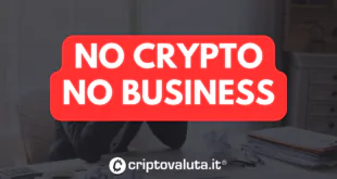 NO CRYPTO BUSINESS