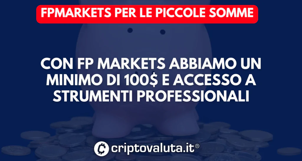 FP Markets per investire piccole somme