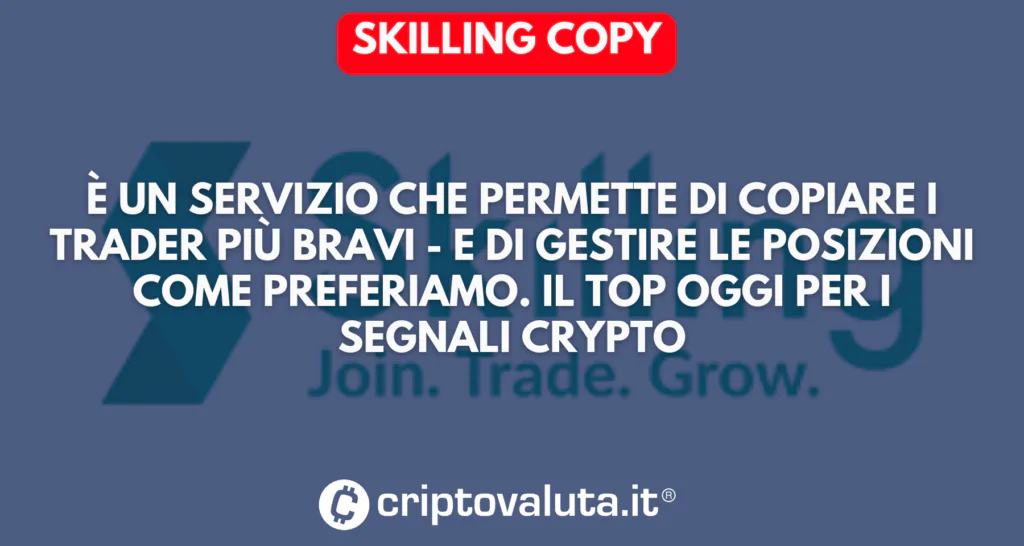 Skliling copy servizio segnali crypto