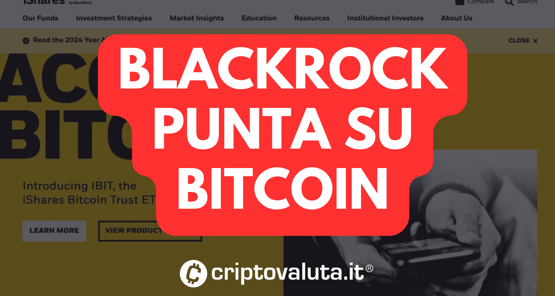 BlackRock punta tutto su Bitcoin | Ecco nuova campagna