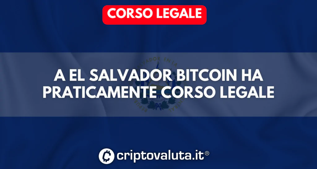 Bitcoin corso legale a El Salvador