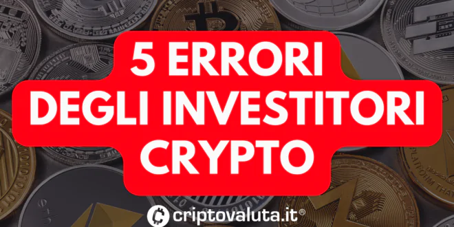 5 errori crypto analisi