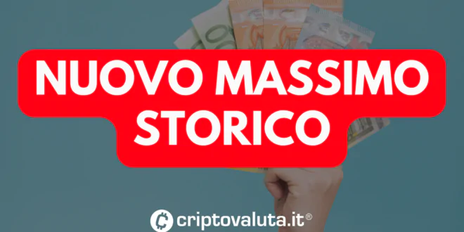 NUOVO MASSIMO STORICO EURO