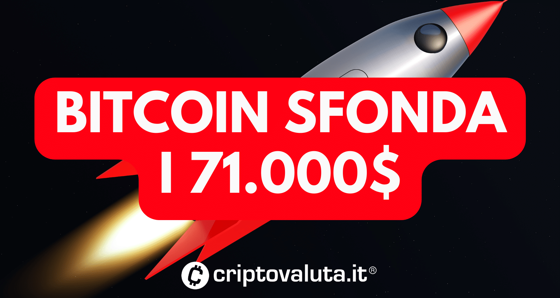 Bitcoin ha superato 71.000$! | Ma ecco cosa succederà martedì