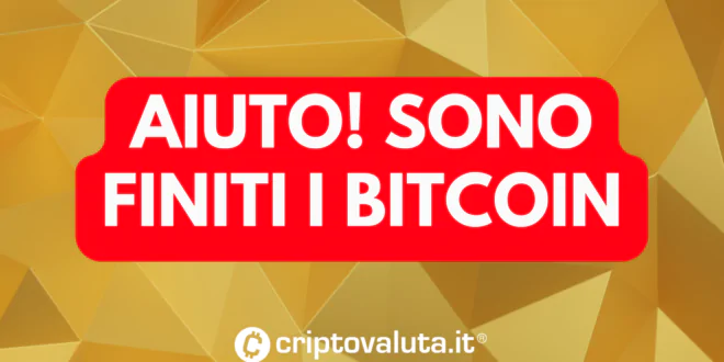 Bitcoin finiti dati