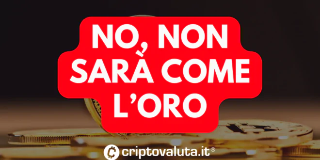 NO ORO BITCOIN