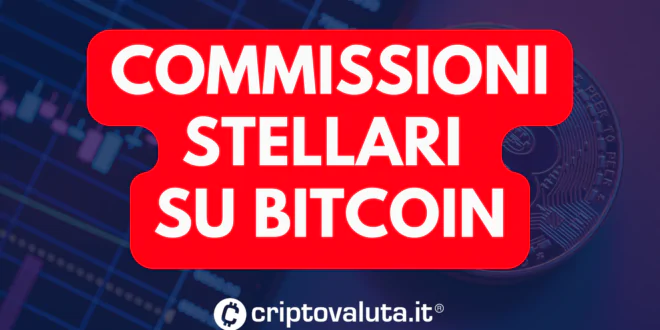 COMMISSIONI BITCOIN STELLARI