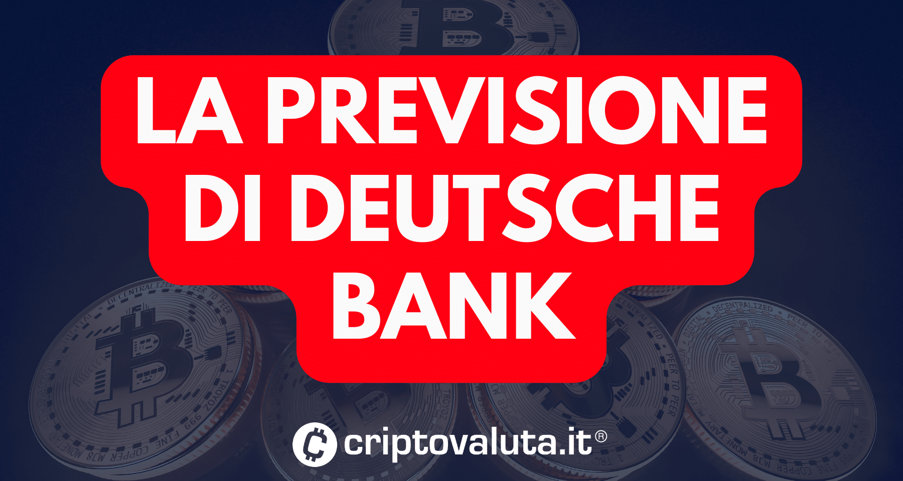 Deutsche Bank: Halving Bitcoin già "scontato" dai mercati. Non ci sarà crescita ESPLOSIVA? L'analisi