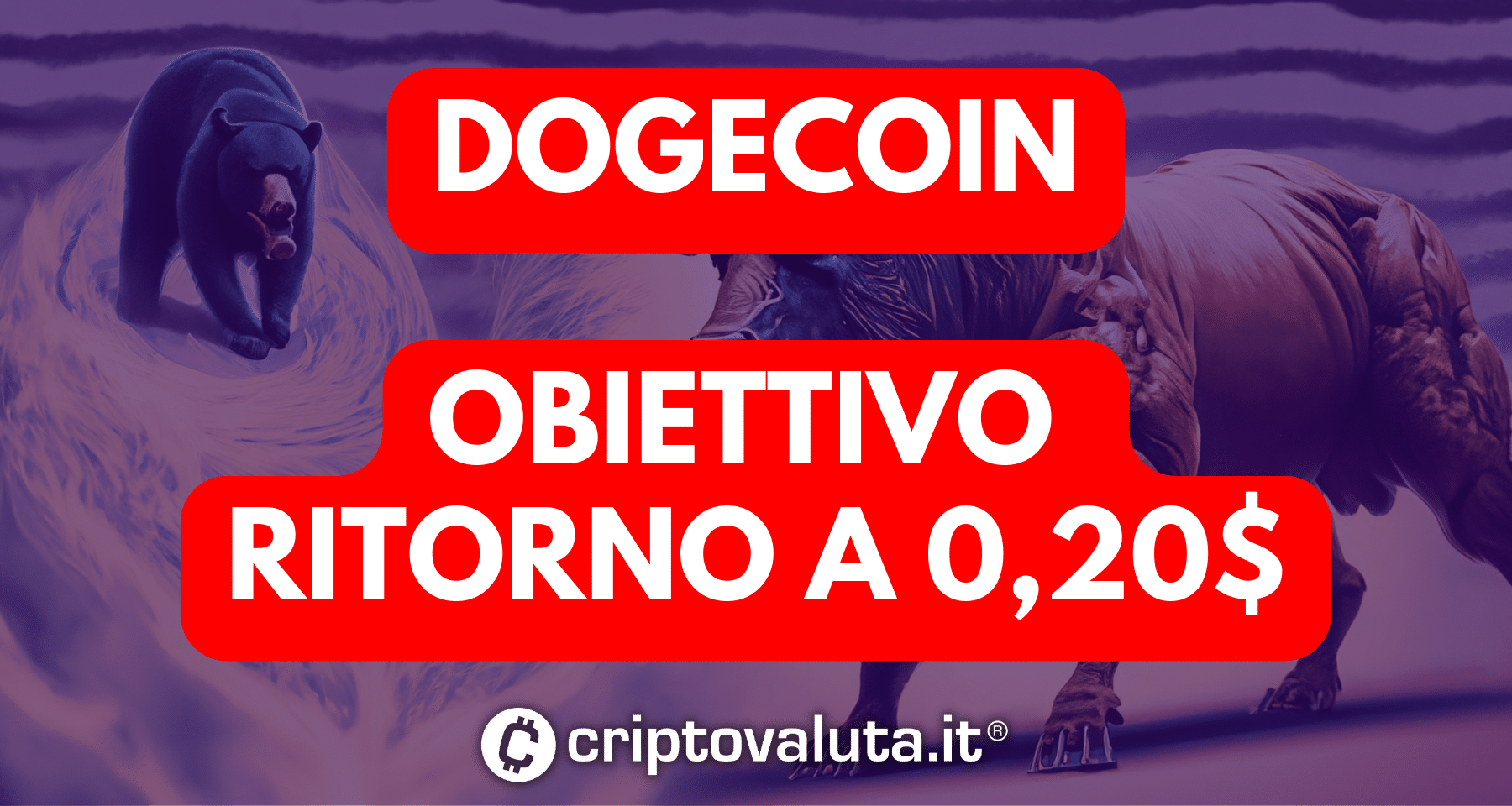 Analisi Dogecoin: Aprile inizia in rosso | Per ripartire deve tornare sopra area 0,20$