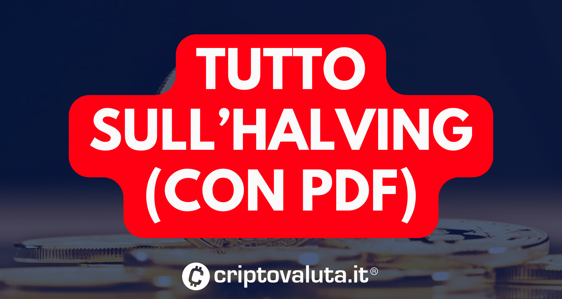 Arriva l'Halving di Bitcoin: TUTTO quello che DEVI sapere. PDF gratuito da SCARICARE con tutti i dettagli