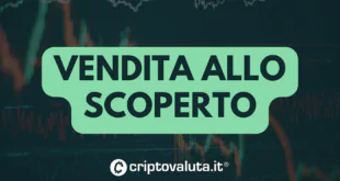 VENDITA SCOPERTO CRYPTO