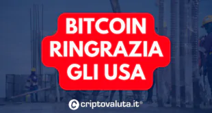 Bitcoin ringrazia USA