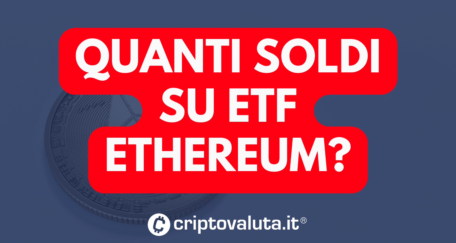 ETH Ethereum: QUANTI SOLDI arriveranno? Abbiamo fatto una scoperta CLAMOROSA