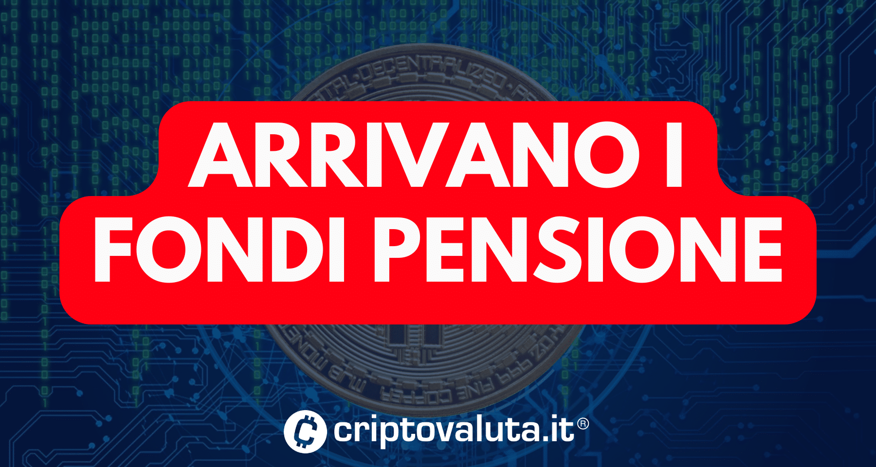 BREAKING: Fondo pensione statale entra in BITCOIN. Investimento da +160 milioni negli ETF. Ecco chi...
