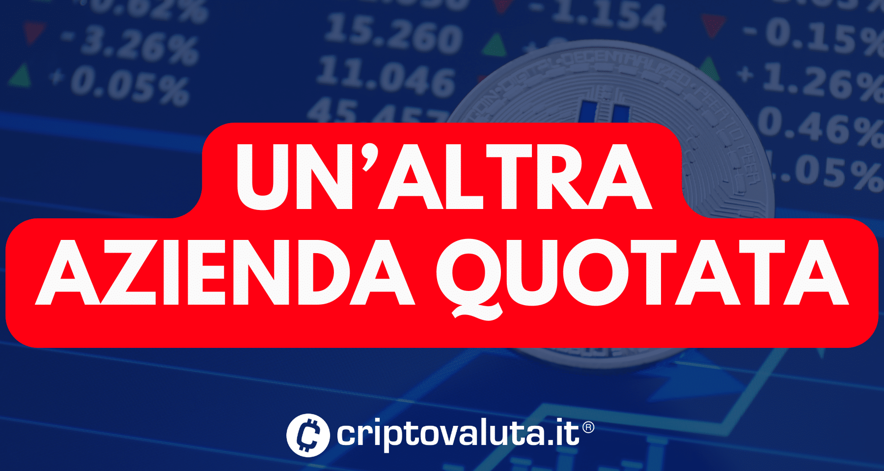 Bitcoin: SOCIETÀ QUOTATA li compra e li mette in cassaforte. Aria di cambiamento negli USA? BULLISH NEWS